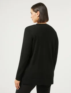 Marina Rinaldi Cardigan en laine NOIR Clearance