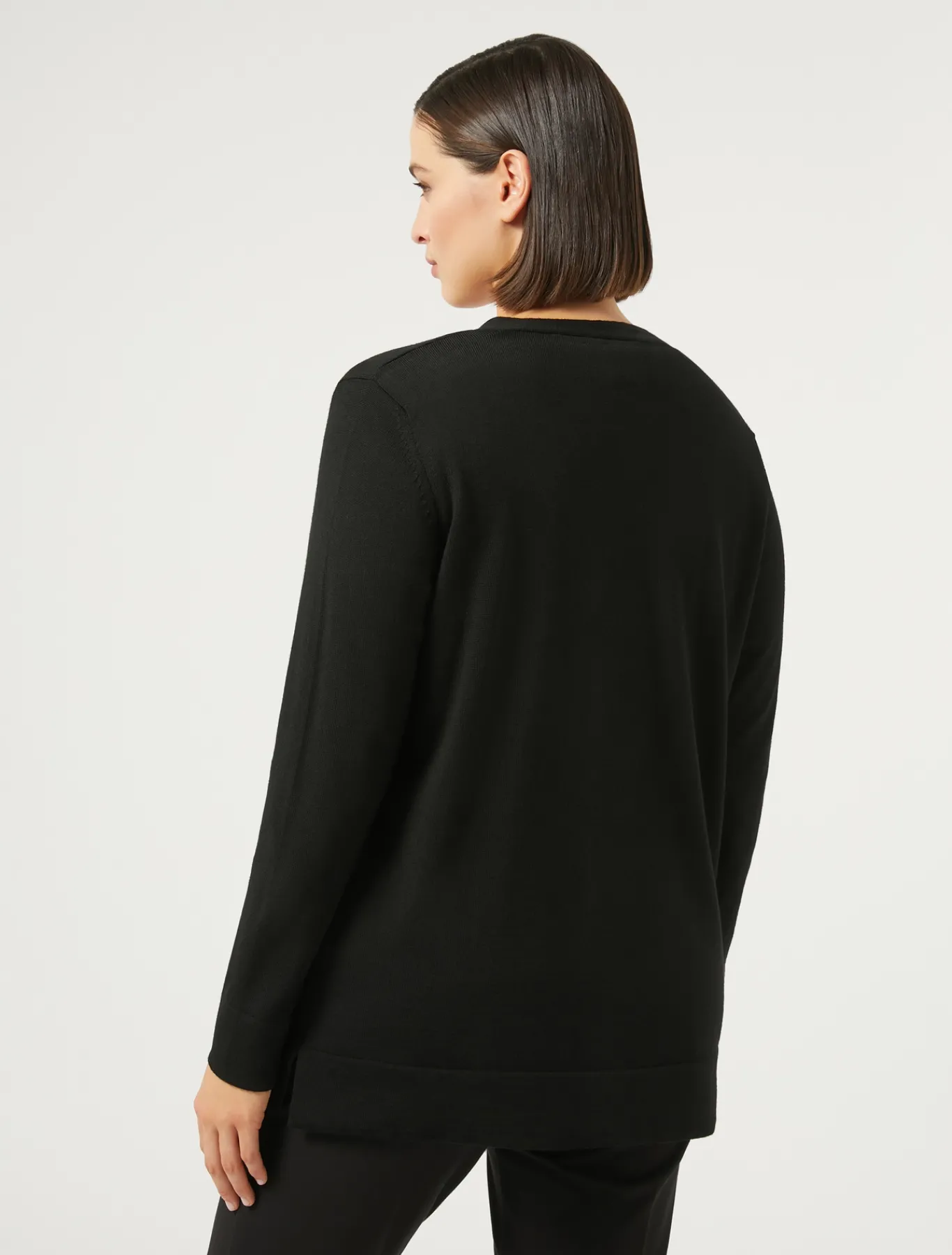 Marina Rinaldi Cardigan en laine NOIR Clearance