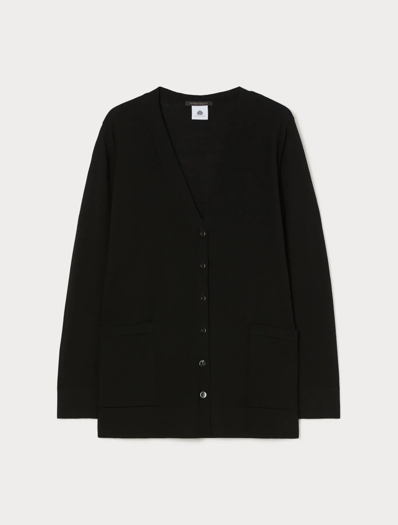 Marina Rinaldi Cardigan en laine NOIR Clearance