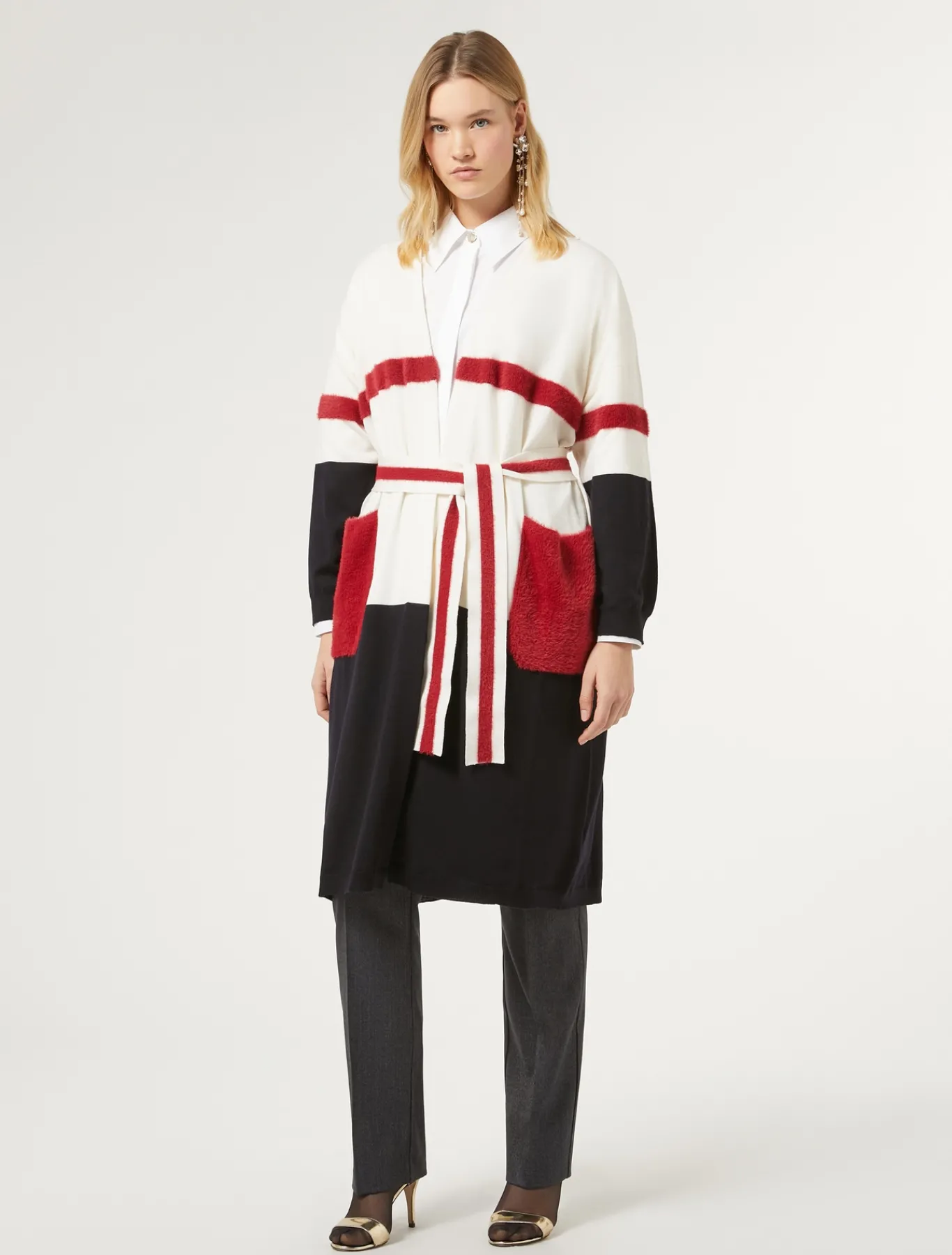 Marina Rinaldi Cardigan en laine BLEUMARINE Online