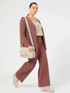 Marina Rinaldi Cardigan en laine et cachemire ROUILLE Fashion