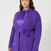 Marina Rinaldi Cardigan en laine mélangée VIOLET Hot