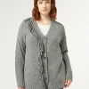 Marina Rinaldi Cardigan en laine mélangée GRISMOYEN Outlet