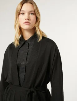 Marina Rinaldi Cardigan en laine mélangée NOIR Outlet