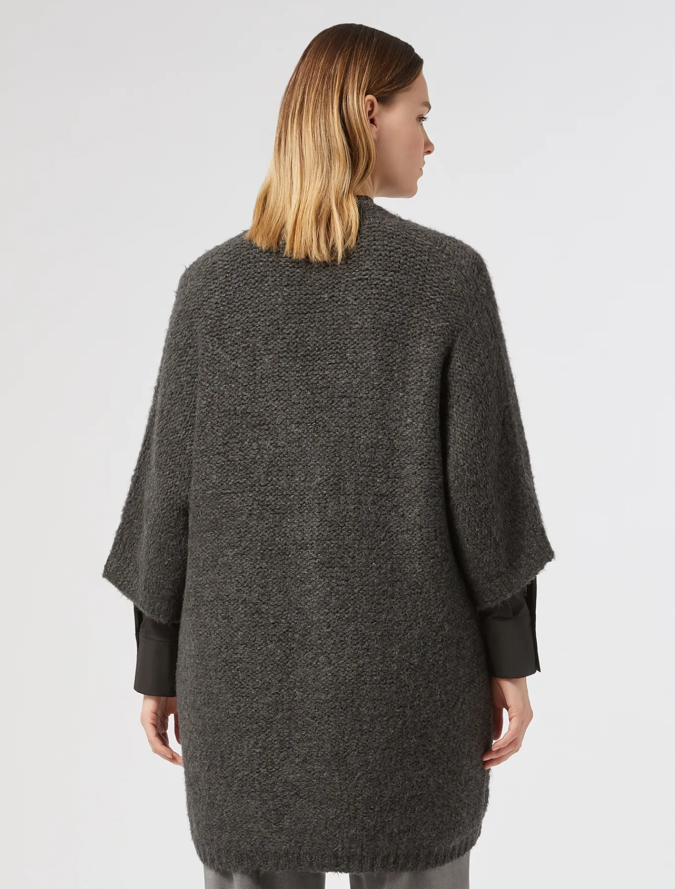 Marina Rinaldi Cardigan en laine mélangée GRISMOYEN Sale