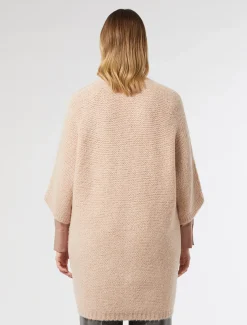 Marina Rinaldi Cardigan en laine mélangée MAUVE Outlet