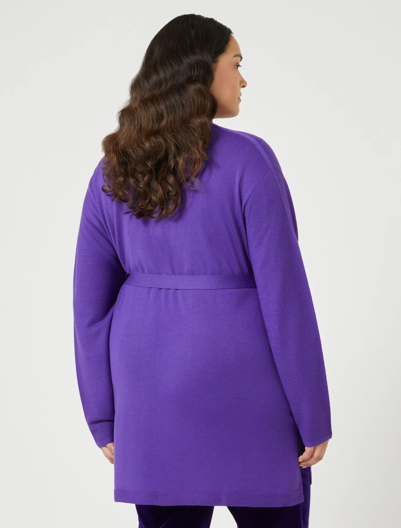 Marina Rinaldi Cardigan en laine mélangée VIOLET Hot