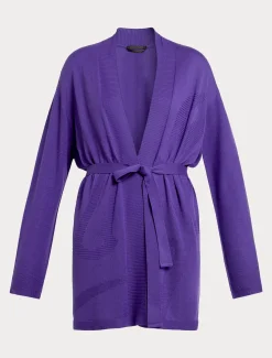 Marina Rinaldi Cardigan en laine mélangée VIOLET Hot