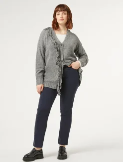 Marina Rinaldi Cardigan en laine mélangée GRISMOYEN Outlet