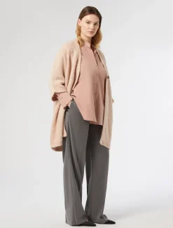 Marina Rinaldi Cardigan en laine mélangée MAUVE Outlet