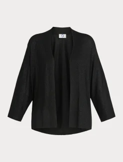 Marina Rinaldi Cardigan en laine métallisée NOIR Clearance