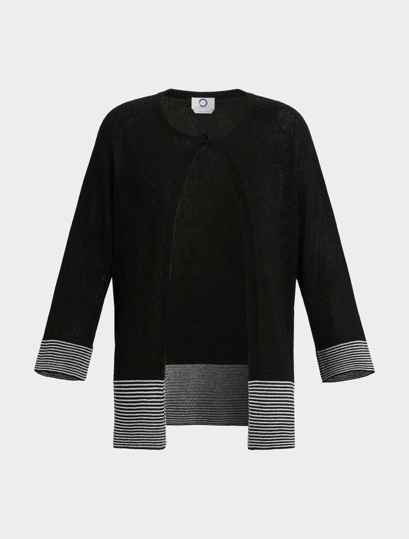 Marina Rinaldi Cardigan en viscose lurex NOIR Best