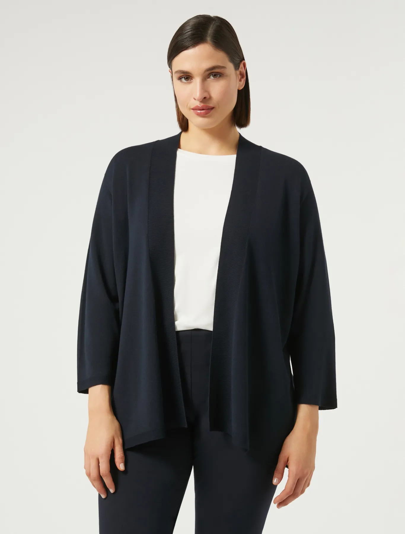 Marina Rinaldi Cardigan en viscose stretch crêpe BLEUMARINE Clearance