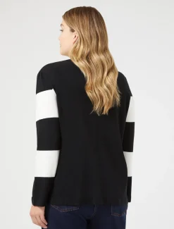Marina Rinaldi Cardigan en viscose stretch NOIR Best