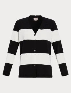 Marina Rinaldi Cardigan en viscose stretch NOIR Best
