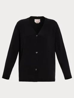 Marina Rinaldi Cardigan en viscose stretch NOIR New