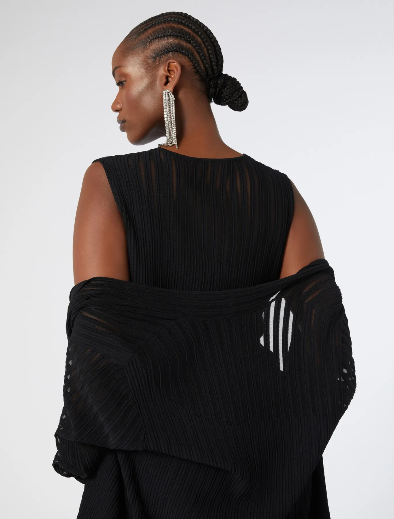 Marina Rinaldi Cardigan et haut en viscose NOIR Hot