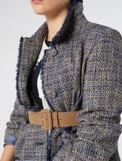 Marina Rinaldi Ceinture en cuir suédé GRISTOURTERELLE New