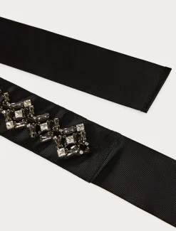 Marina Rinaldi Ceinture en gros-grain NOIR Hot