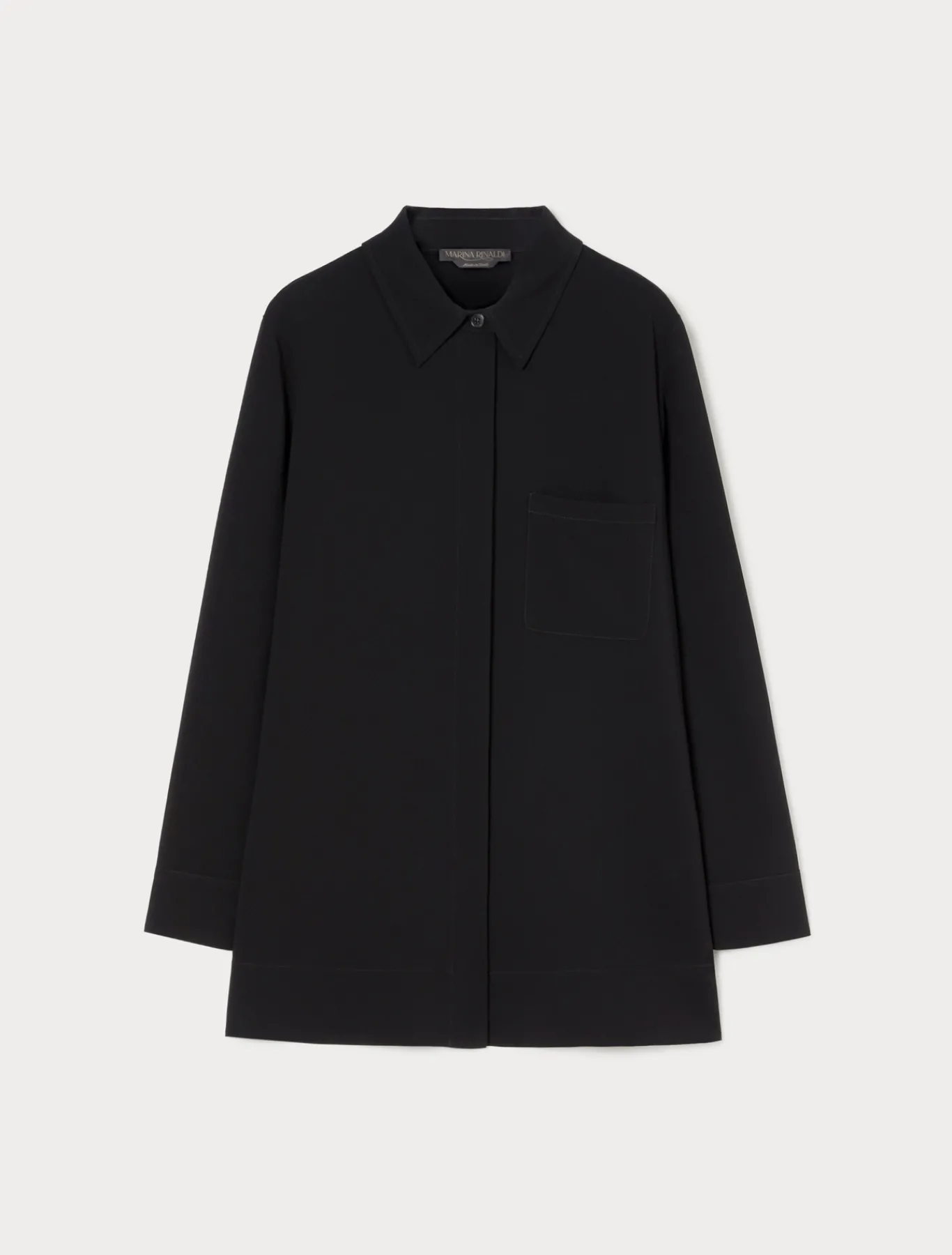 Marina Rinaldi Chemise en cady triacétate NOIR Outlet