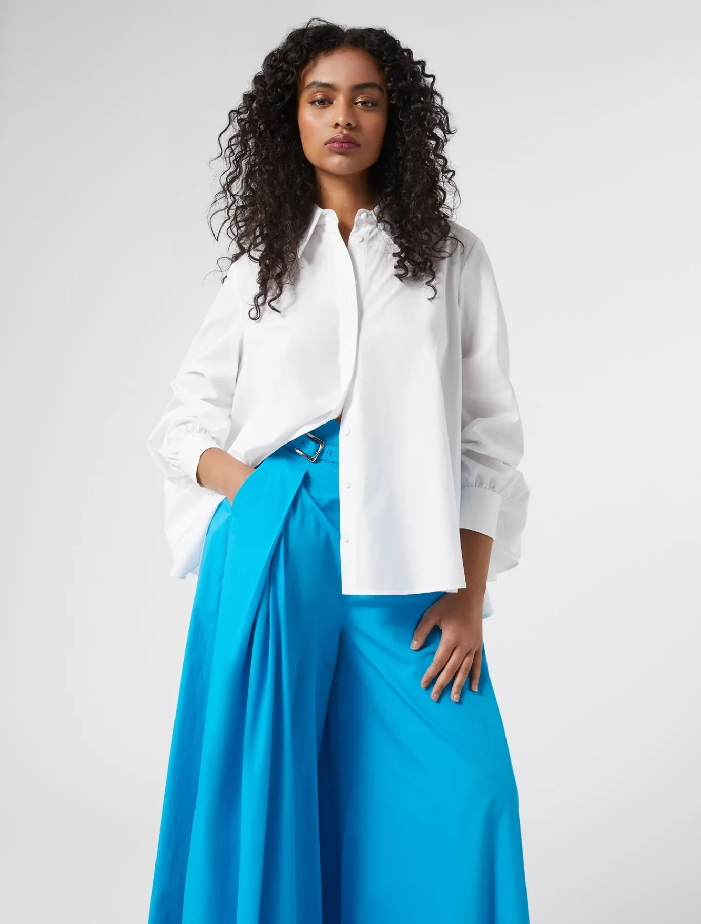 Marina Rinaldi Chemise en coton BLANCNEUTRE Hot