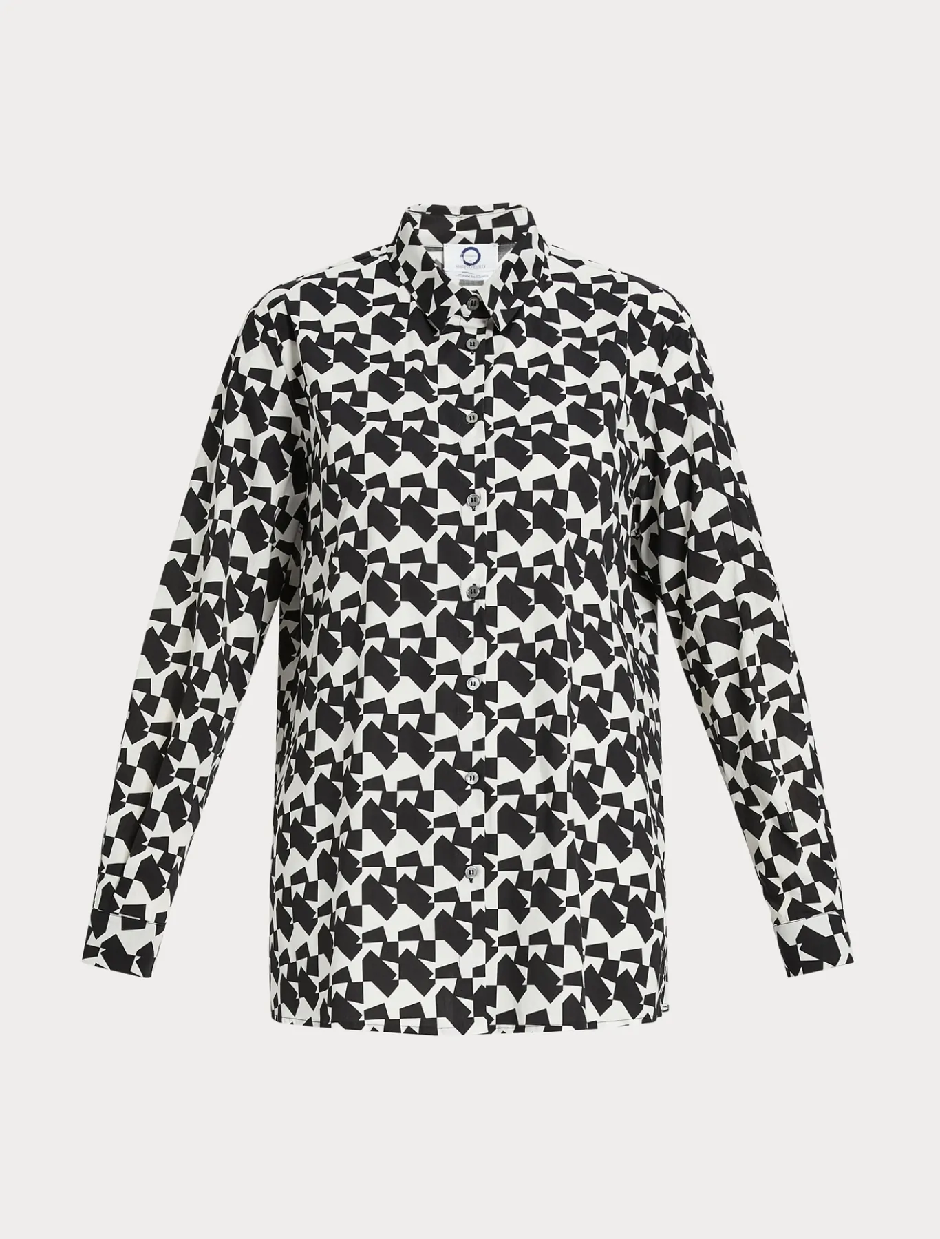 Marina Rinaldi Chemise en coton imprimé NOIR Online