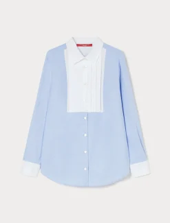 Marina Rinaldi Chemise en coton Oxford AZURE Hot