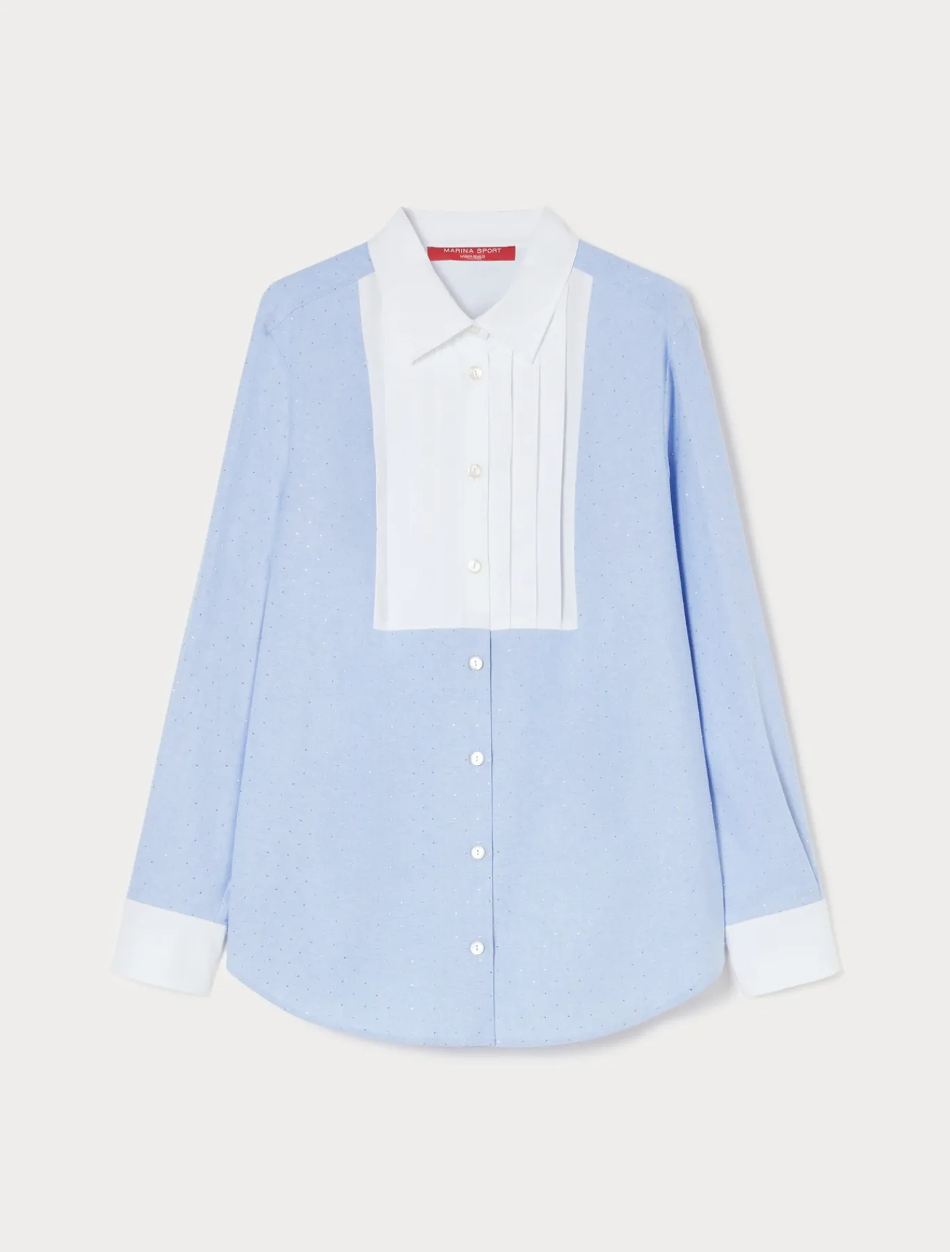 Marina Rinaldi Chemise en coton Oxford AZURE Hot