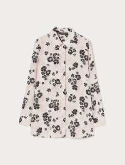 Marina Rinaldi Chemise en crêpe de Chine de soie ROSE Clearance