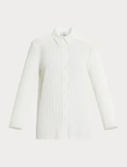 Marina Rinaldi Chemise en jersey plissé BLANC Sale