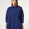 Marina Rinaldi Chemise en popeline BLEUVIOLET Discount