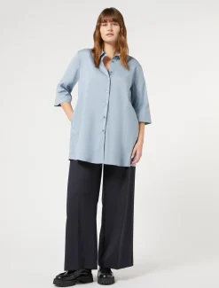 Marina Rinaldi Chemise en popeline GRISBLEU Online