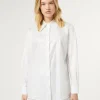 Marina Rinaldi Chemise en popeline avec strass BLANCNEUTRE Clearance