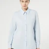 Marina Rinaldi Chemise en popeline de coton AZURE Sale