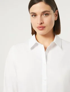 Marina Rinaldi Chemise en popeline de coton BLANCNEUTRE Sale
