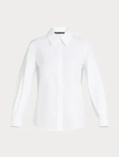 Marina Rinaldi Chemise en popeline de coton BLANCNEUTRE Outlet