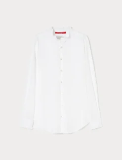 Marina Rinaldi Chemise en popeline de coton BLANCNEUTRE Outlet
