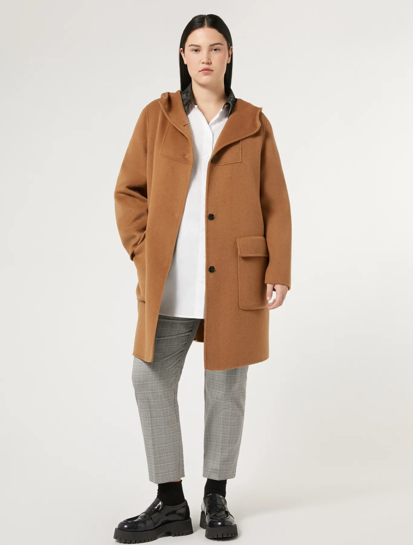 Marina Rinaldi Chemise en popeline de coton BLANCNEUTRE Outlet