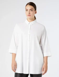 Marina Rinaldi Chemise en popeline stretch BLANCNEUTRE Hot