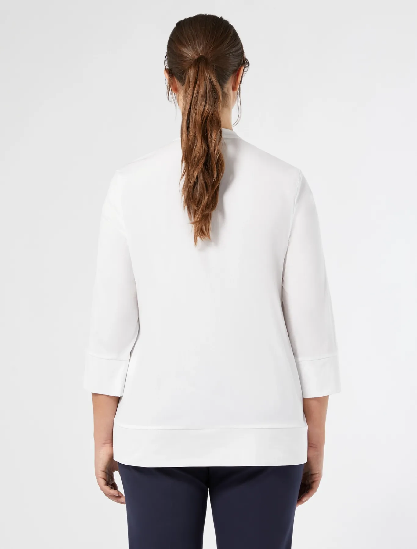 Marina Rinaldi Chemise en popeline stretch BLANCNEUTRE Sale