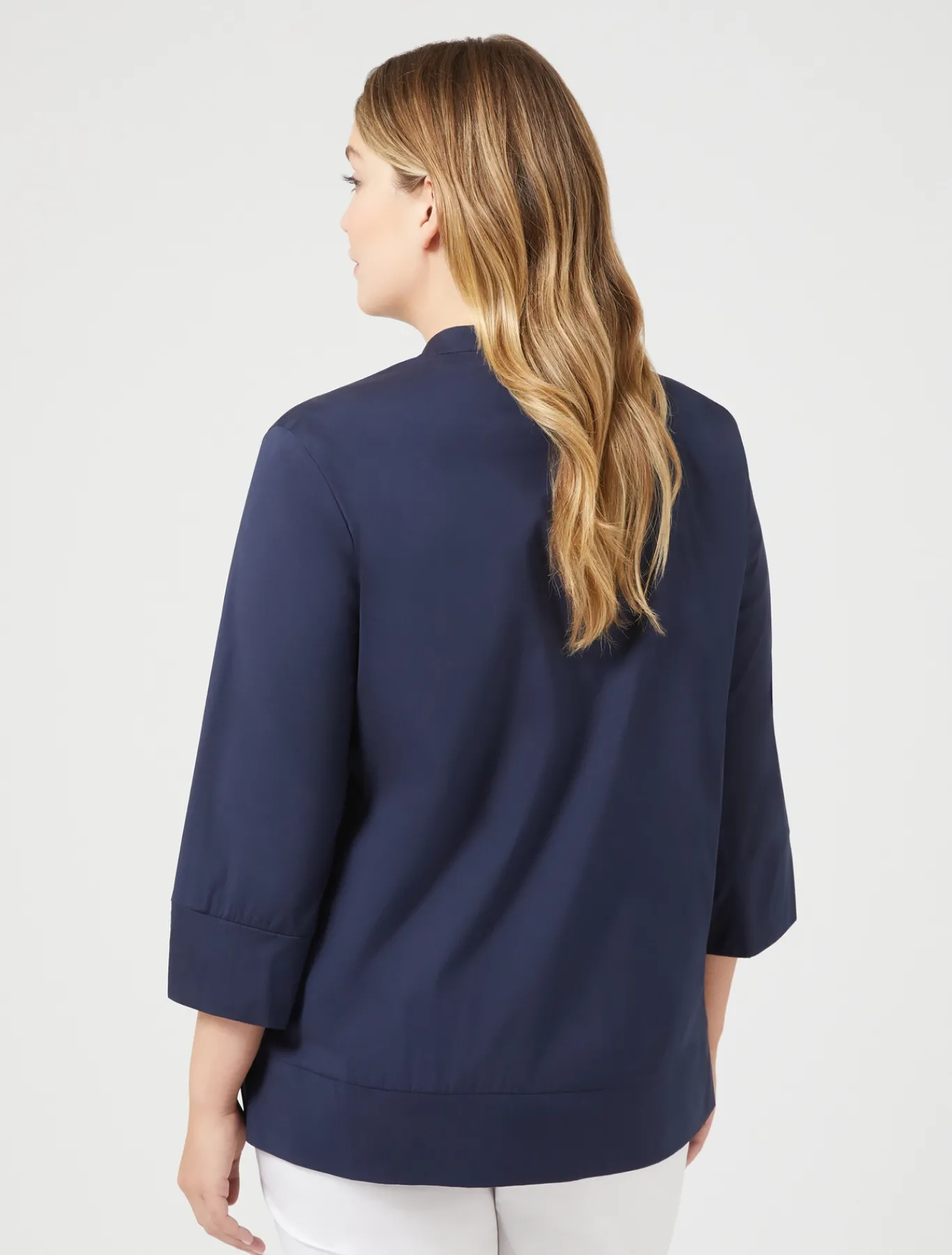 Marina Rinaldi Chemise en popeline stretch BLEUET Best