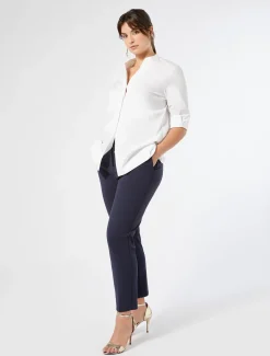 Marina Rinaldi Chemise en popeline stretch BLANCNEUTRE Sale