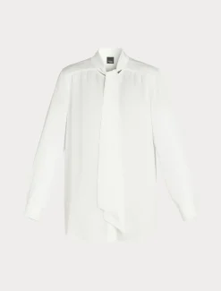 Marina Rinaldi Chemise en satin BLANC Outlet