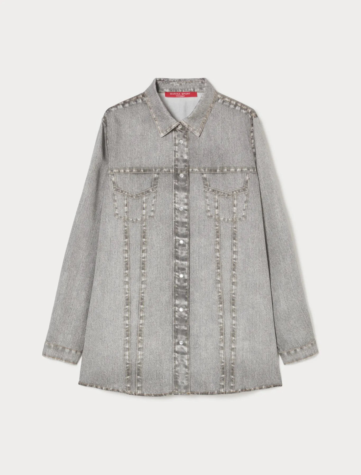 Marina Rinaldi Chemise en satin GRISMOYEN Outlet
