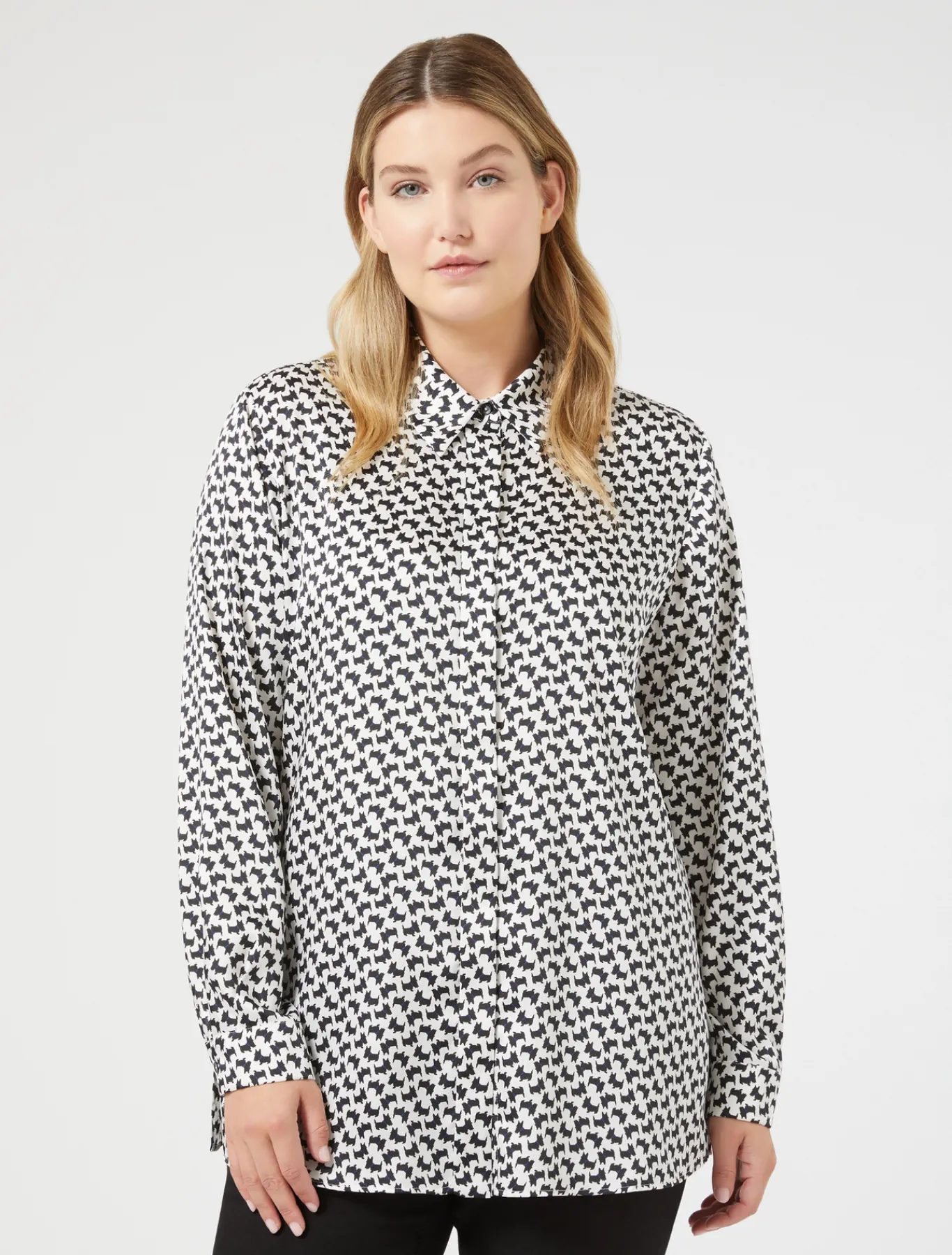 Marina Rinaldi Chemise en sergé BLANC Discount