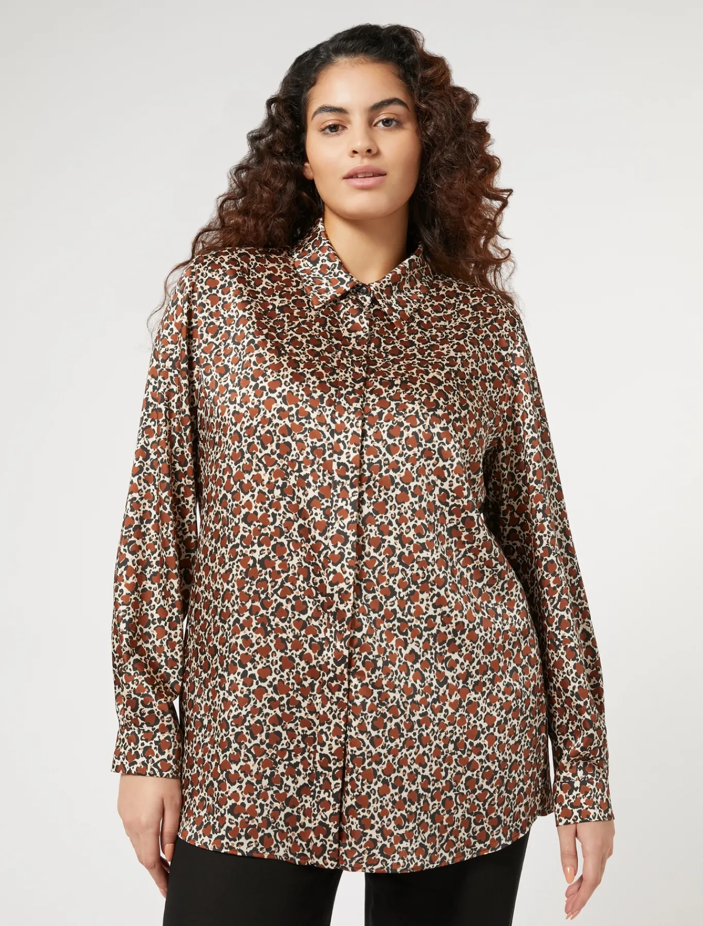 Marina Rinaldi Chemise en sergé TERRECUITE New