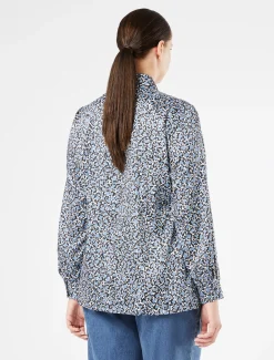 Marina Rinaldi Chemise en sergé AZURE Clearance