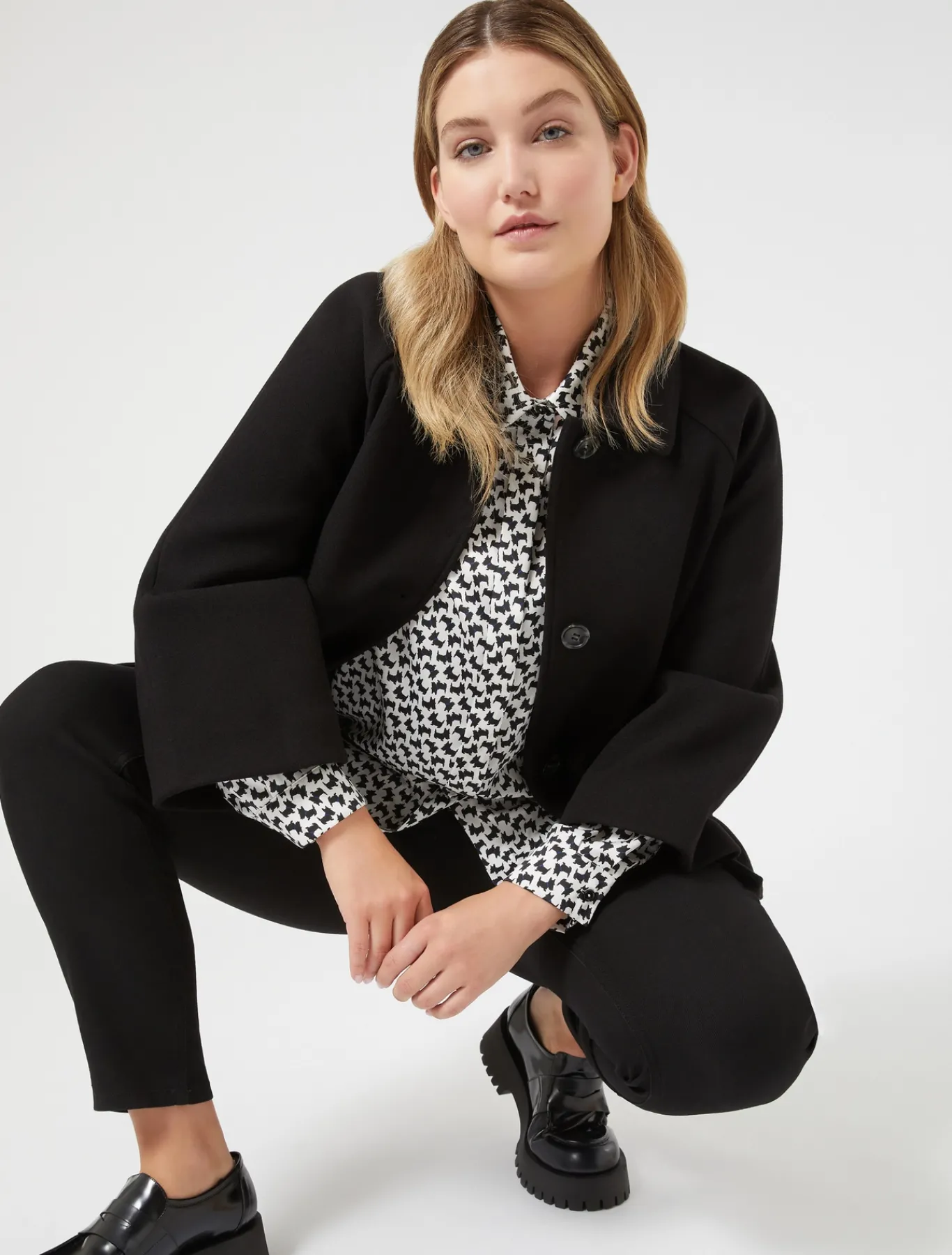 Marina Rinaldi Chemise en sergé BLANC Discount