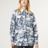 Marina Rinaldi Chemise en sergé de soie BLANCBLEU Hot