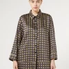 Marina Rinaldi Chemise en sergé imprimé BLEUNUIT Fashion